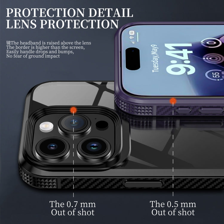 For iPhone 15 iPAKY MG Series Transparent PC+TPU Phone Case(Grey) - HoMEdemic™ 