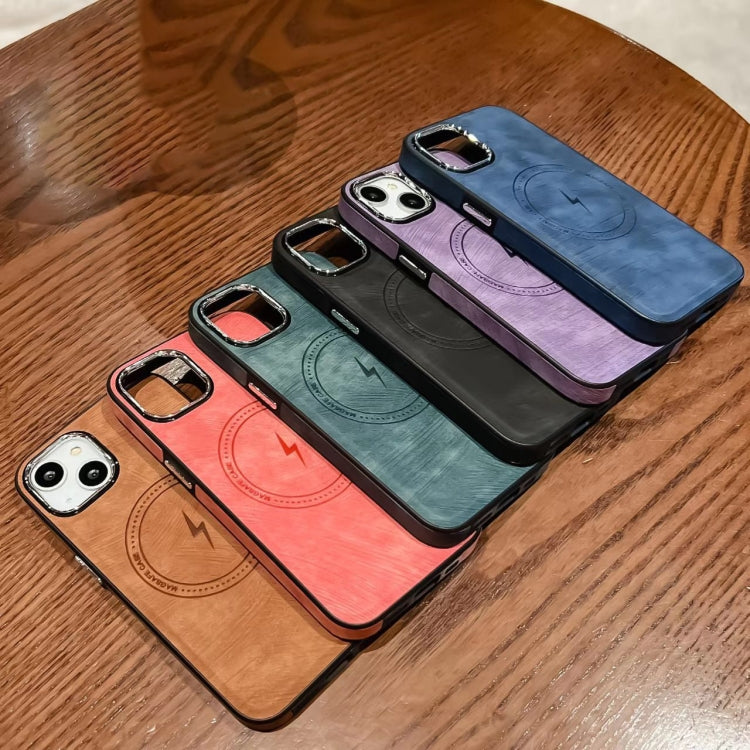 For iPhone 15 Pro Side PU Hybrid TPU Magsafe Phone Case(Pink) - HoMEdemic™ 