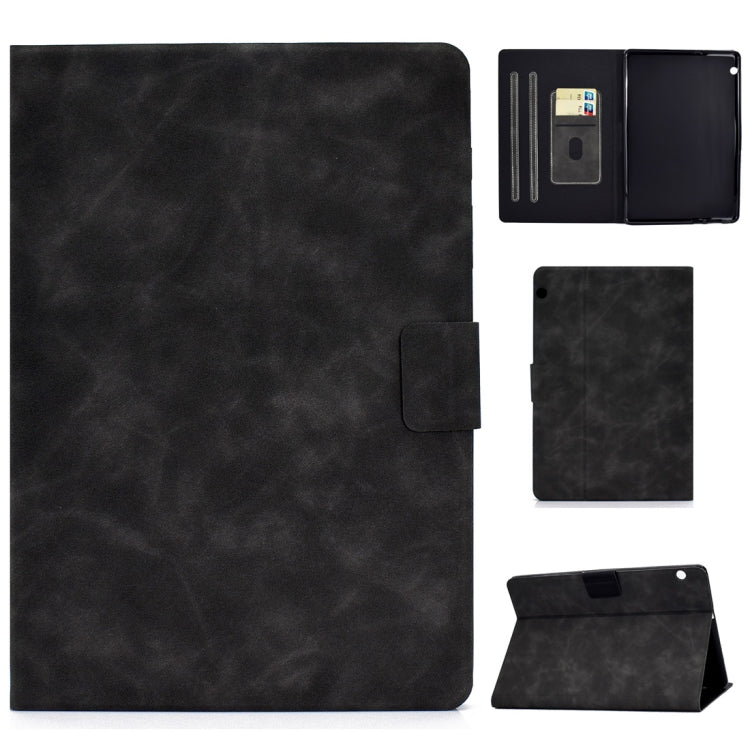 Cowhide Texture Horizontal Flip Leather Case with Holder & Card Slots & Sleep / Wake-up Function, For Huawei MatePad T8, For Huawei MediaPad T5, For Lenovo M10 Plus TB-X606F - HoMEdemic™ 
