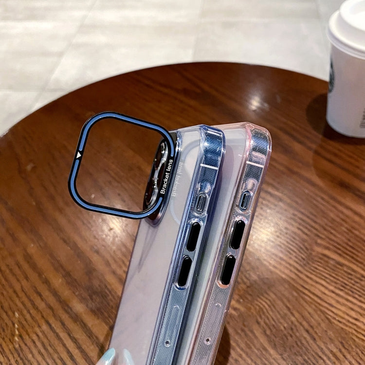 For iPhone 15 Pro Invisible Camera Holder Transparent Phone Case(Silver) - HoMEdemic™ 