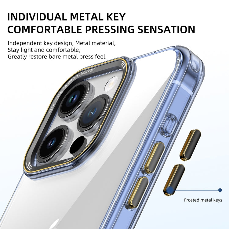 For iPhone 15 iPAKY MG Series Transparent PC+TPU Phone Case(Transparent) - HoMEdemic™ 
