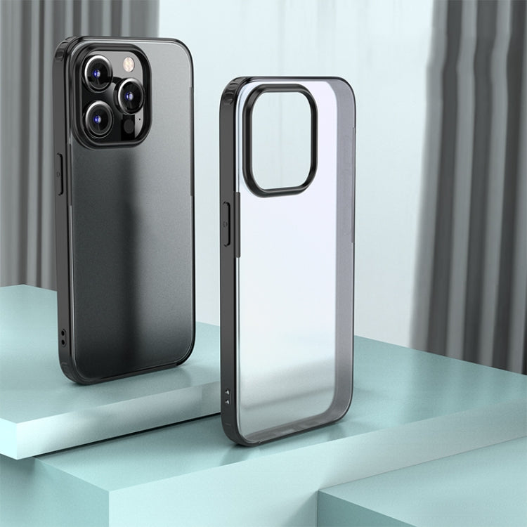 For iPhone 15 Pro Armor Frosted Phone Case(Black) - HoMEdemic™ 