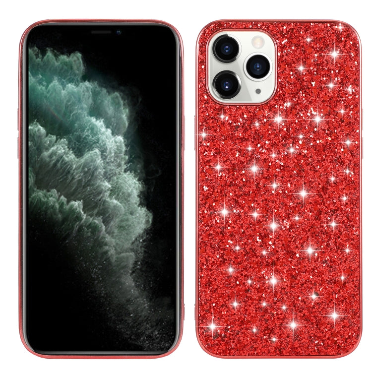 For iPhone 15 Pro Max Glitter Powder TPU Phone Case(Red) - HoMEdemic™ 