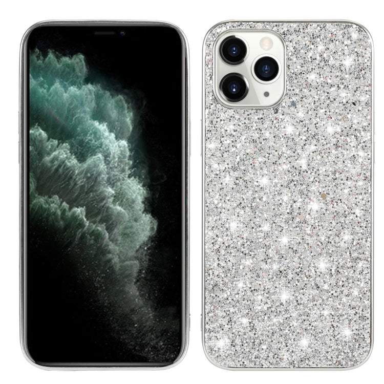 For iPhone 15 Pro Glitter Powder TPU Phone Case(Silver) - HoMEdemic™ 