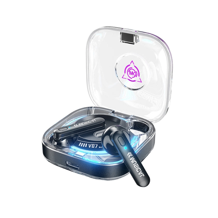 WK V07 Vanguard Series Starshards Wireless Bluetooth Earphone(Black) - HoMEdemic™ 