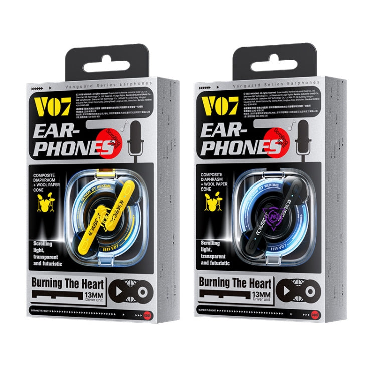 WK V07 Vanguard Series Starshards Wireless Bluetooth Earphone(Black) - HoMEdemic™ 