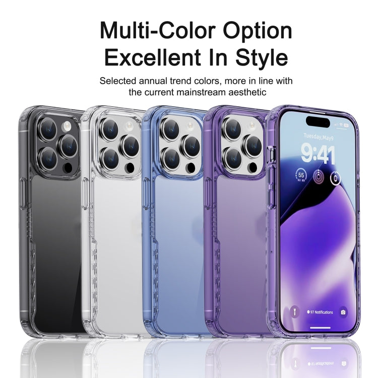 For iPhone 15 iPAKY YG Series Transparent PC+TPU Phone Case(Transparent Blue) - HoMEdemic™ 