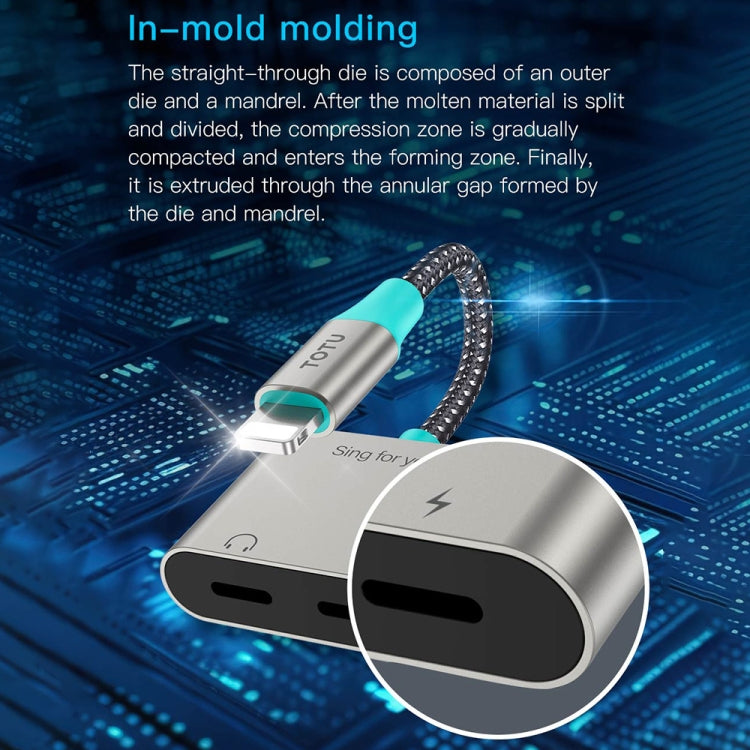 TOTU AD-2 8 Pin to 8 Pin + 3.5mm  Audio Adapter - HoMEdemic™ 