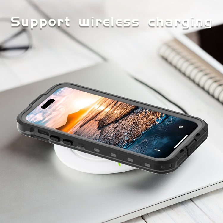 For iPhone 15 RedPepper IP68 Waterproof MagSafe Phone Case(Black) - HoMEdemic™ 