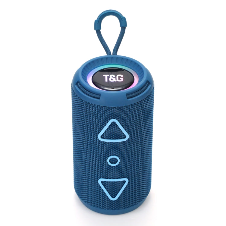 T&G TG-656 Portable Wireless 3D Stereo Subwoofer Bluetooth Speaker Support FM / LED Atmosphere Light(Blue) - HoMEdemic™ 