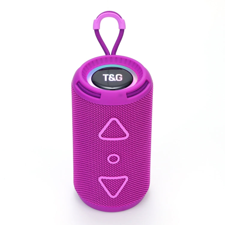T&G TG-656 Portable Wireless 3D Stereo Subwoofer Bluetooth Speaker Support FM / LED Atmosphere Light(Purple) - HoMEdemic™ 