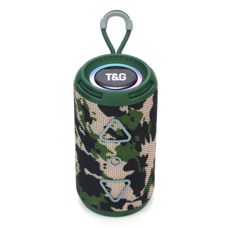 T&G TG-656 Portable Wireless 3D Stereo Subwoofer Bluetooth Speaker Support FM / LED Atmosphere Light(Camouflage) - HoMEdemic™ 