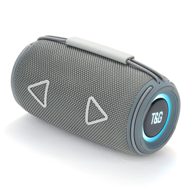 T&G TG-657 Portable Wireless 3D Stereo Subwoofer Bluetooth Speaker Support FM / LED Atmosphere Light(Grey) - HoMEdemic™ 
