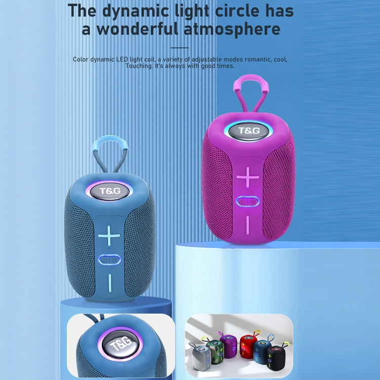 T&G TG-658 Outdoor USB High Power 8W Heavy Bass Wireless Bluetooth Speaker(Blue) - HoMEdemic™ 