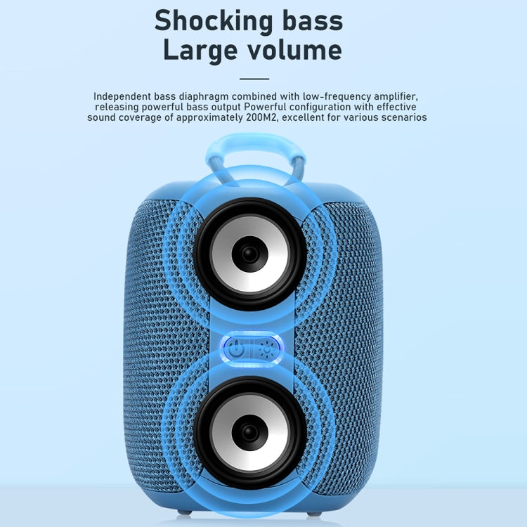 T&G TG-658 Outdoor USB High Power 8W Heavy Bass Wireless Bluetooth Speaker(Camouflage) - HoMEdemic™ 