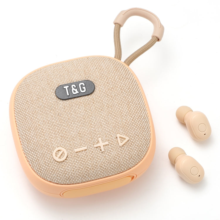 T&G TG-813 2 in 1 TWS Bluetooth Speaker Earphone with Charging Box(Pink) - HoMEdemic™ 