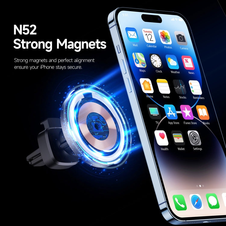 DUZZONA V2 15W Transparent Car Magnetic Wireless Charger - HoMEdemic™ 