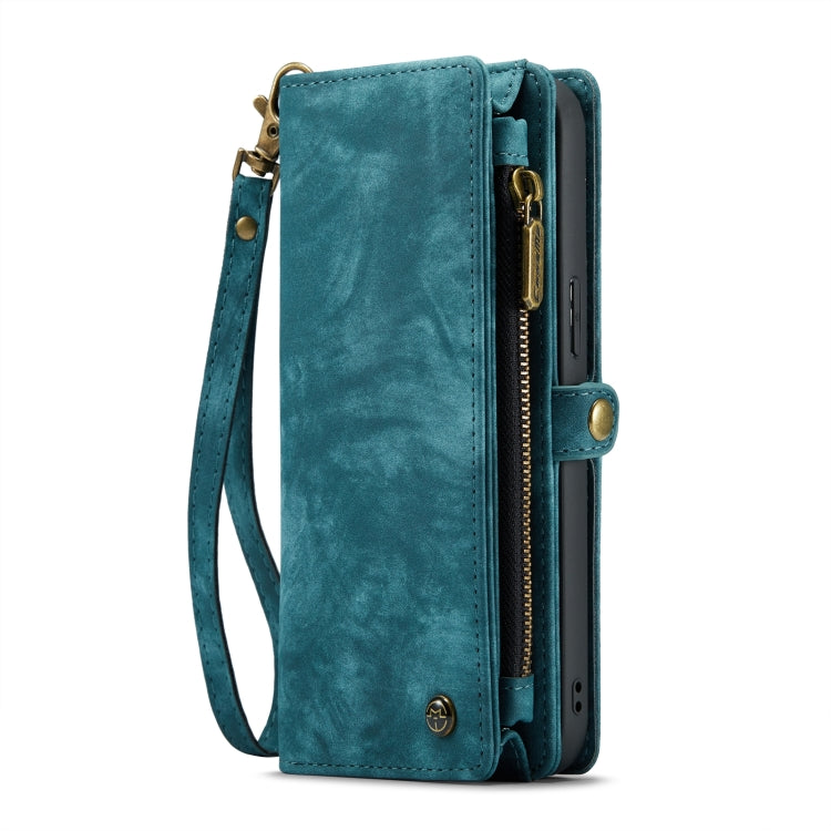 For iPhone 15 Plus CaseMe 008 Detachable Multifunctional Leather Phone Case(Blue) - HoMEdemic™ 