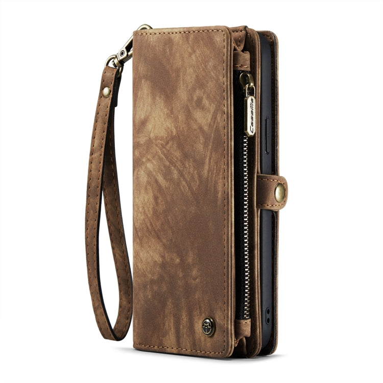 For iPhone 15 CaseMe 008 Detachable Multifunctional Leather Phone Case(Brown) - HoMEdemic™ 