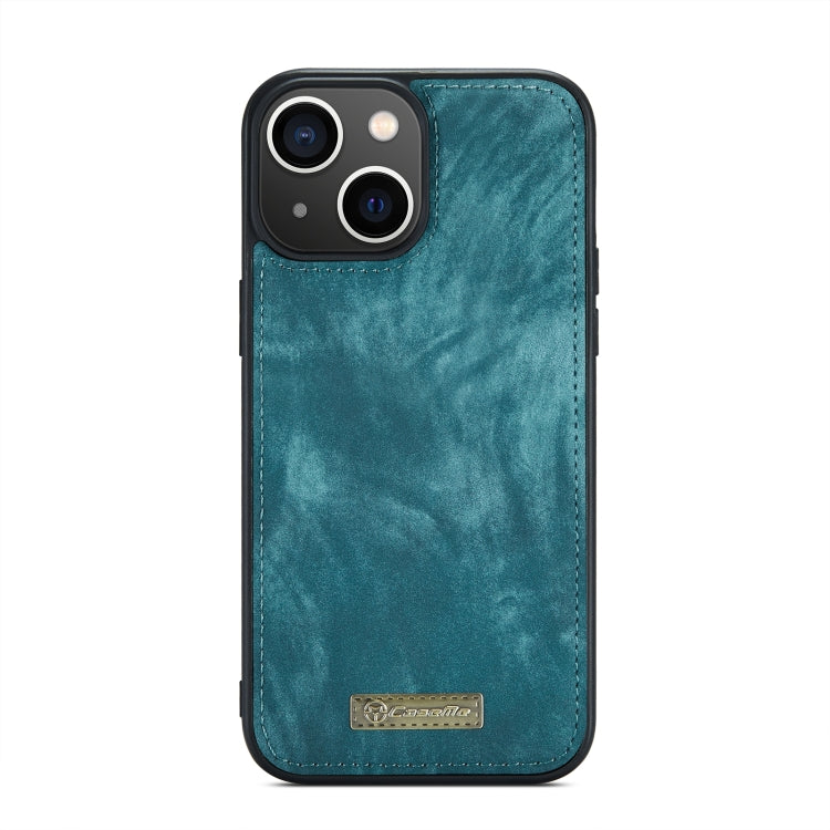 For iPhone 15 CaseMe 008 Detachable Multifunctional Leather Phone Case(Blue) - HoMEdemic™ 