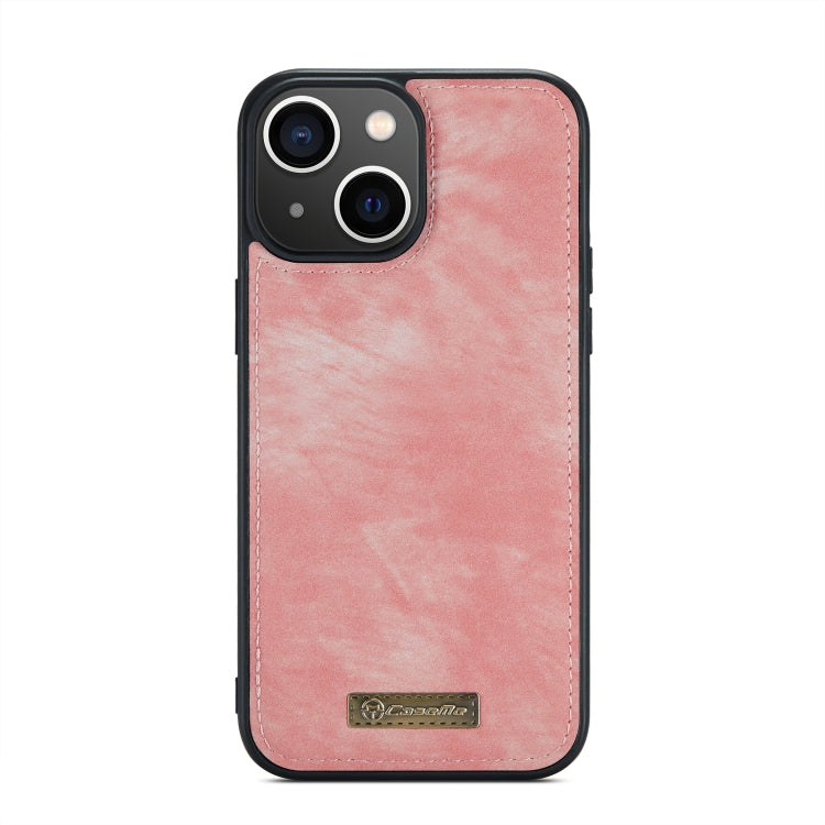For iPhone 15 CaseMe 008 Detachable Multifunctional Leather Phone Case(Pink) - HoMEdemic™ 