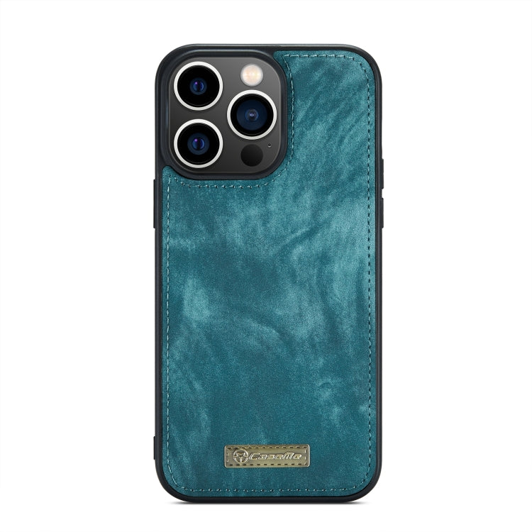 For iPhone 15 Pro CaseMe 008 Detachable Multifunctional Leather Phone Case(Blue) - HoMEdemic™ 