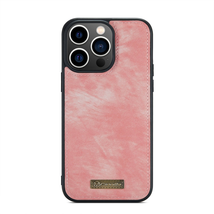 For iPhone 15 Pro Max CaseMe 008 Detachable Multifunctional Leather Phone Case(Pink) - HoMEdemic™ 