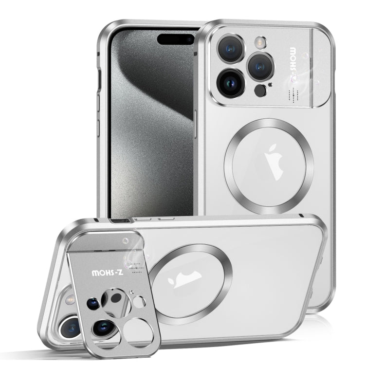 For iPhone 15 Pro Aromatherapy Holder Single-sided MagSafe Magnetic Phone Case(White) - HoMEdemic™ 