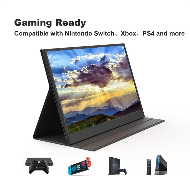 GXMO G156F 15.6 inch FHD 1920x1080P IPS Screen Portable Muti-platform Monitor(Black) - HoMEdemic™ 