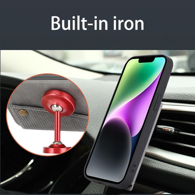 For iPhone 15 Pro Double Buckle Card Slots PU + TPU Phone Case(Black) - HoMEdemic™ 