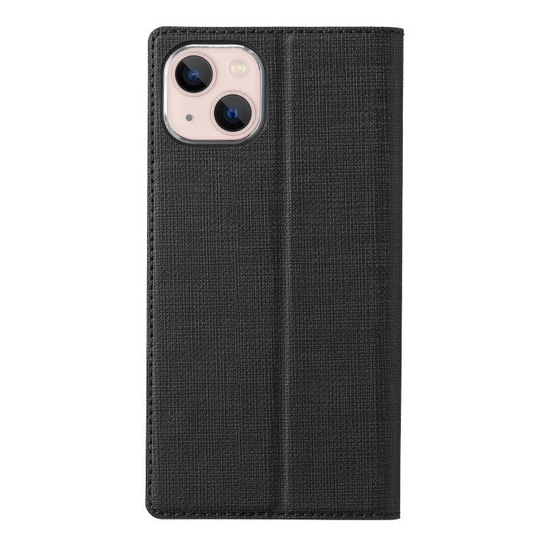 For iPhone 15 ViLi DMX Series Shockproof TPU + PU Leather Magnetic Attraction Horizontal Flip Case(Black) - HoMEdemic™ 