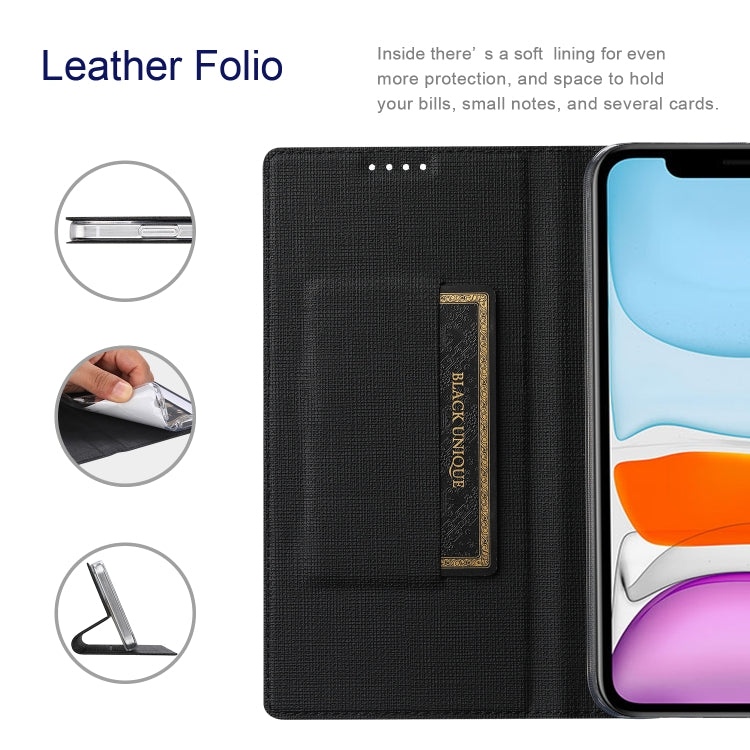For iPhone 15 ViLi DMX Series Shockproof TPU + PU Leather Magnetic Attraction Horizontal Flip Case(Black) - HoMEdemic™ 