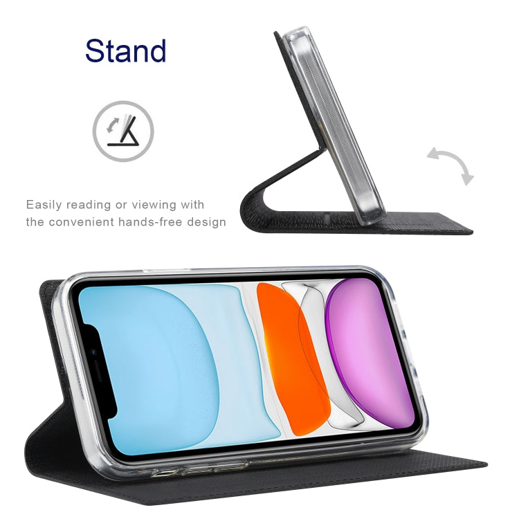 For iPhone 15 ViLi DMX Series Shockproof TPU + PU Leather Magnetic Attraction Horizontal Flip Case(Black) - HoMEdemic™ 