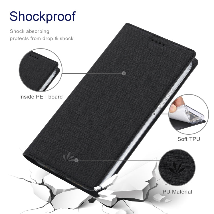 For iPhone 15 ViLi DMX Series Shockproof TPU + PU Leather Magnetic Attraction Horizontal Flip Case(Black) - HoMEdemic™ 