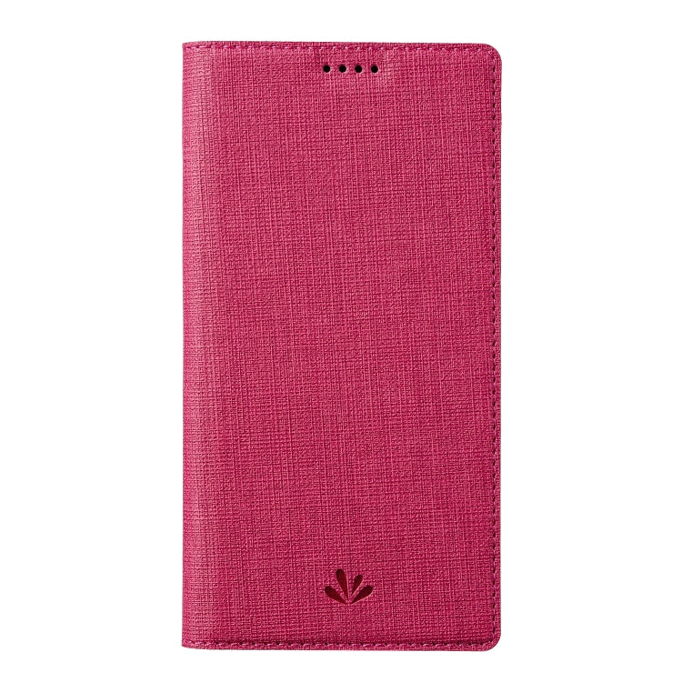 For iPhone 15 ViLi DMX Series Shockproof TPU + PU Leather Magnetic Attraction Horizontal Flip Case(Rose Red) - HoMEdemic™ 