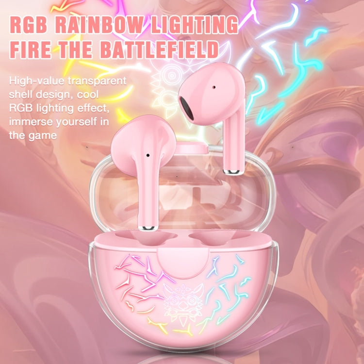 ONIKUMA T35 Bluetooth 5.1 TWS Wireless Bluetooth Gaming Earphone(Pink) - HoMEdemic™ 