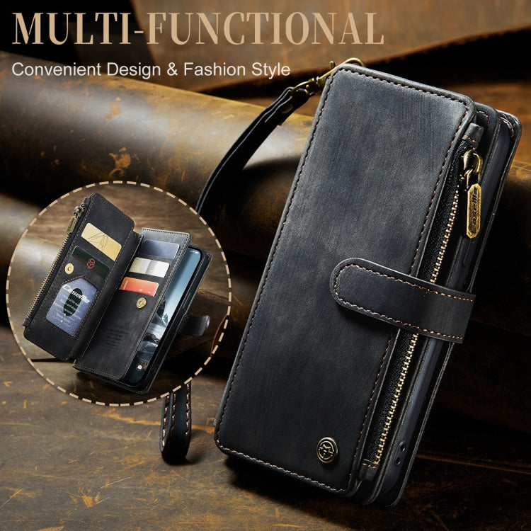 For iPhone 15 Pro CaseMe C30 Multifunctional Leather Phone Case(Black) - HoMEdemic™ 