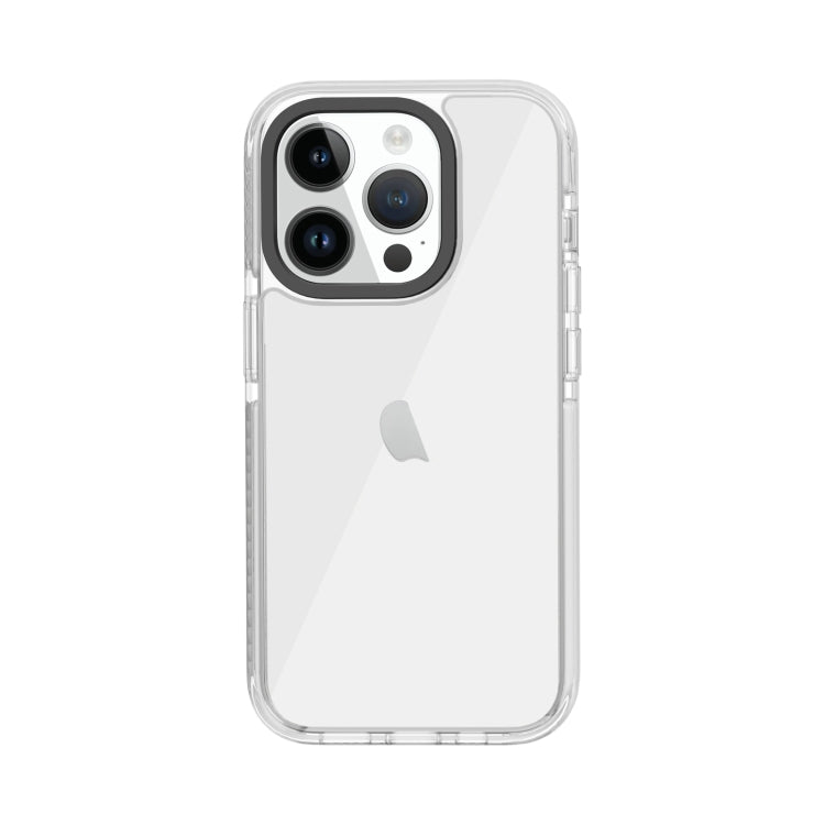 For iPhone 15 Pro Kingsteel Wolf Transparent Phone Case(White) - HoMEdemic™ 