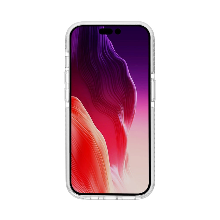 For iPhone 15 Pro Max Kingsteel Wolf MagSafe Transparent Phone Case(White) - HoMEdemic™ 