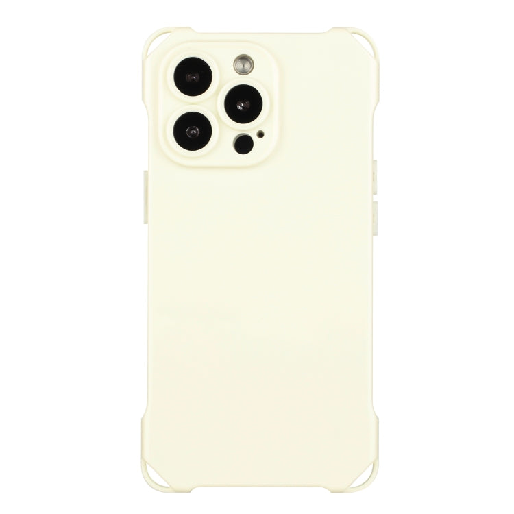 For iPhone 15 Pro Max Four-corner Shockproof TPU Phone Case(White) - HoMEdemic™ 