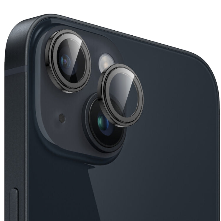 For iPhone 15 / 15 Plus MOMAX Eagle Eye Independent Full Cover Phone Lens Glass Film(Black) - HoMEdemic™ 