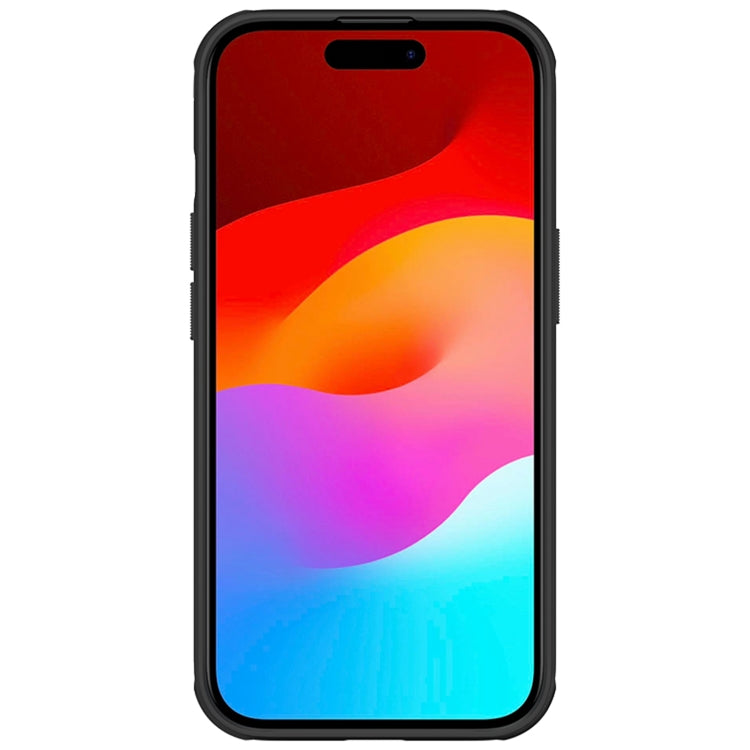 For iPhone 15 NILLKIN Frosted Shield Pro PC + TPU Phone Case(Black) - HoMEdemic™ 