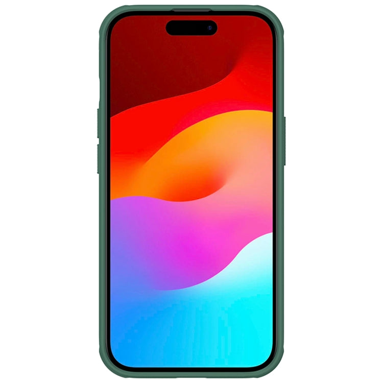 For iPhone 15 NILLKIN Frosted Shield Pro PC + TPU Phone Case(Green) - HoMEdemic™ 