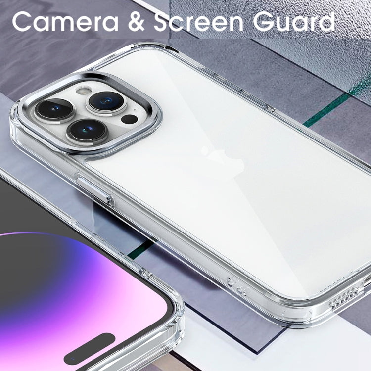For iPhone 15 Pro Max High Translucency Acrylic Phone Case(Purple) - HoMEdemic™ 