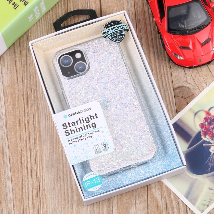 For iPhone 15 DFANS DESIGN Starry Sky Epoxy Phone Case(Silver) - HoMEdemic™ 