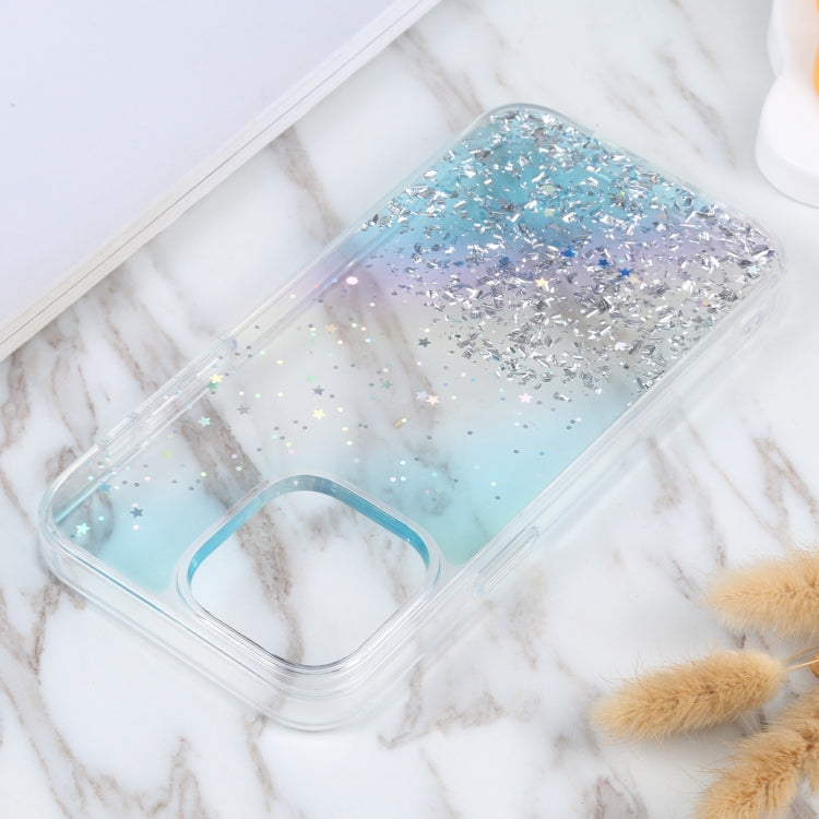 For iPhone 15 Pro DFANS DESIGN Golden Diamond TPU+PC Phone Case(Blue) - HoMEdemic™ 