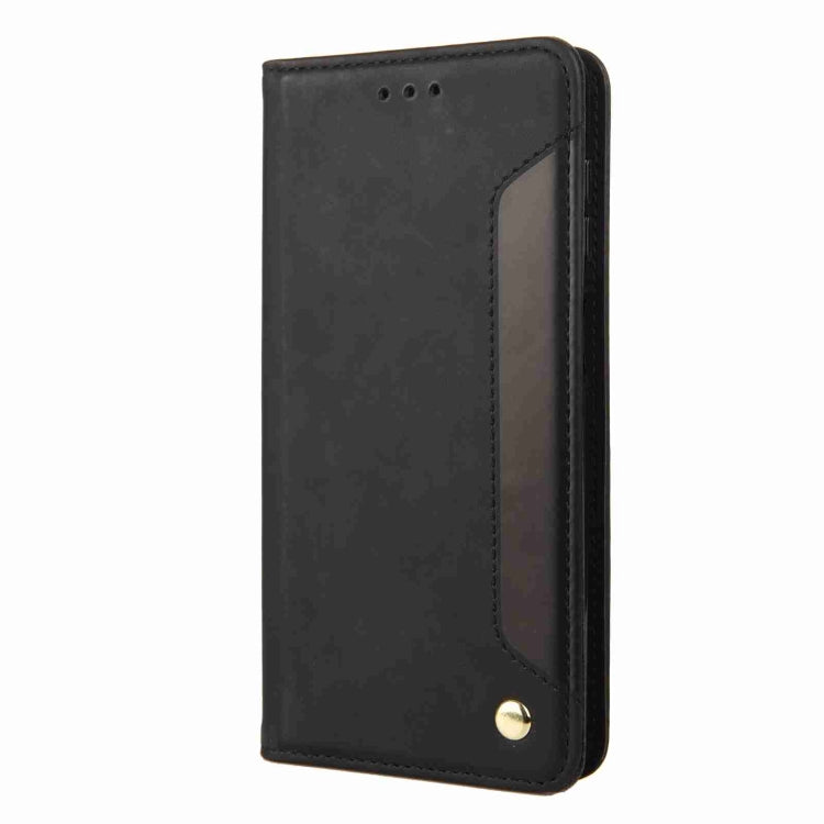 For iPhone 15 Pro Max Skin Feel Splicing Leather Phone Case(Black) - HoMEdemic™ 