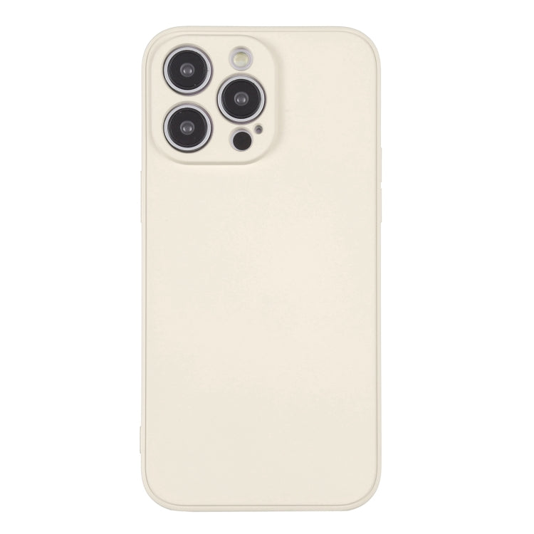 For iPhone 15 Pro Max Silicone Phone Case with Wrist Strap(White) - HoMEdemic™ 