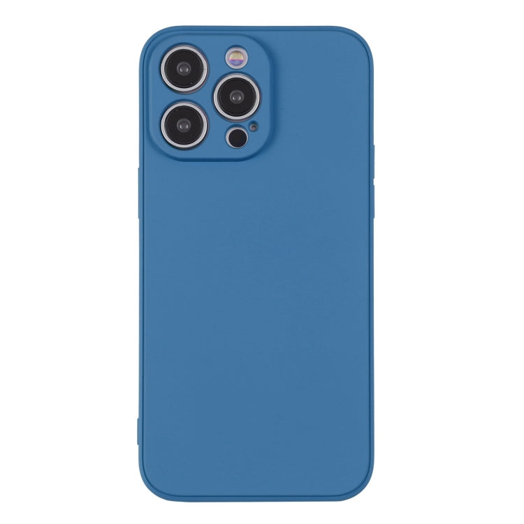 For iPhone 15 Pro Silicone Phone Case with Wrist Strap(Blue) - HoMEdemic™ 