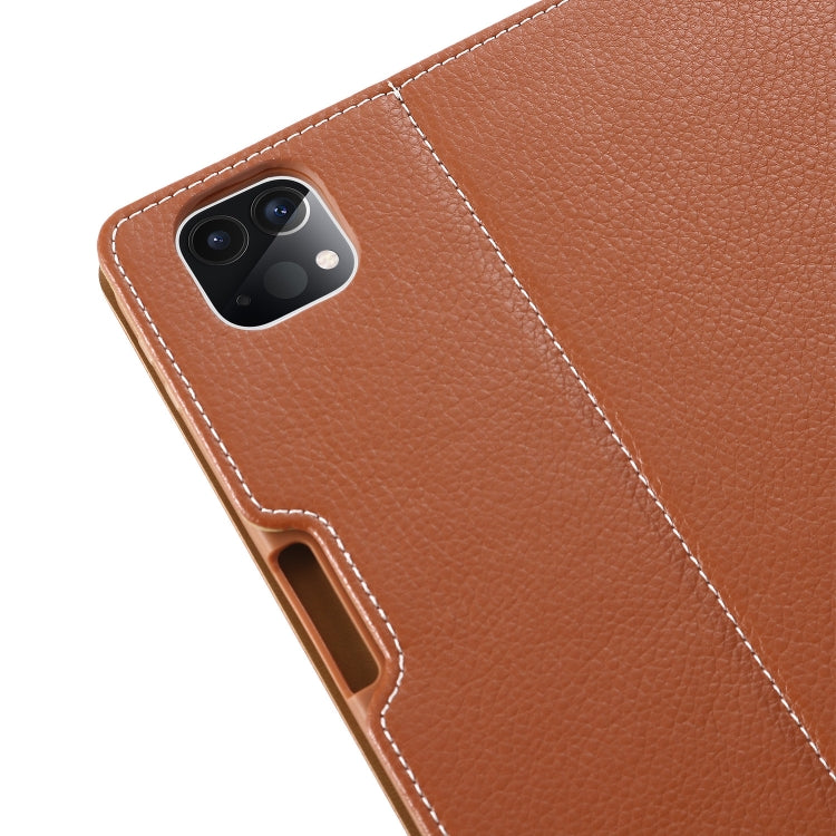 For iPad Pro 11 inch (2020) GEBEI PU+TPU Horizontal Flip Protective Tablet Case with Holder & Card Slots(Brown) - HoMEdemic™ 